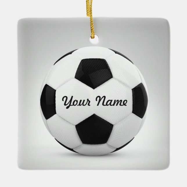 Ornamento De Cerâmica Decoração conhecida personalizada da bola de (Frente)