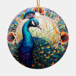 Ornamento De Cerâmica Decoração de Árvores Cerâmicas de Vidro Estampado