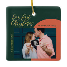 Decoração de Natal Moderna Verde, Vermelho e Doura