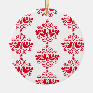 Ornamento De Cerâmica Decorações Nórdicas de Natal Escandinavo