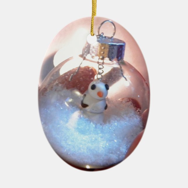 Ornamento De Cerâmica Decorando II (Frente)