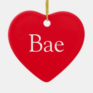 Ornamento De Cerâmica Definição de Bae Namorada Namorado Marido Esposa