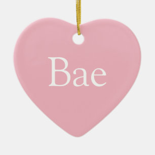 Ornamento De Cerâmica Definição de Namorada Rosa Esposa Bae