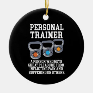 Ornamento De Cerâmica Definição do Treinador Pessoal