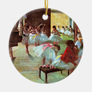 Ornamento De Cerâmica Degas - Escola de Balés,