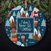 Deixem-no Neve, Bichinho, com o nome Blue Christma