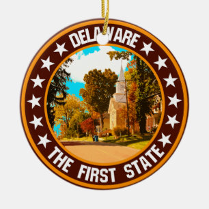Ornamento De Cerâmica Delaware