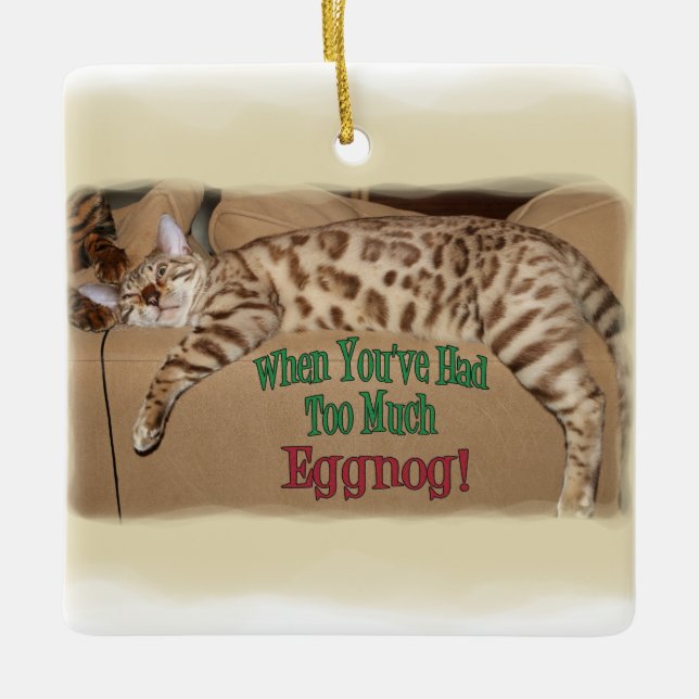 ORNAMENTO DE CERÂMICA DEMASIADA GEMADA! (Frente)