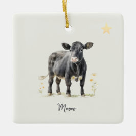 Ornamento De Cerâmica Denominação - Vaca