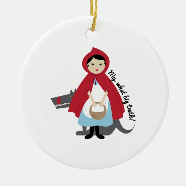 Ornamento De Cerâmica Dentes grandes (Frente)