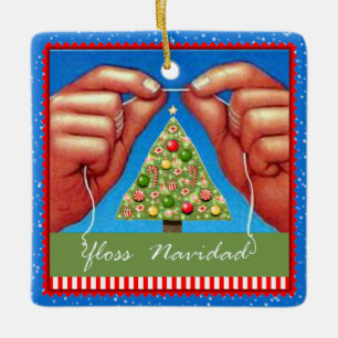 Ornamento De Cerâmica Dentist Holiday Gift