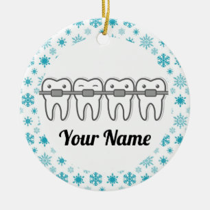 Ornamento De Cerâmica Dentista Dental Hygienist Technician