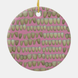 ORNAMENTO DE CERÂMICA DENTISTA DENTISTA ORTODÔNICA ROTTEN DENTISMO BOCA