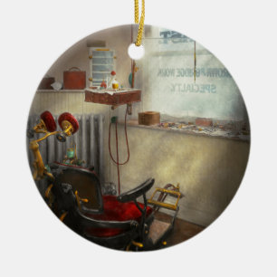 Ornamento De Cerâmica DENTISTA - S.B. Johnston, dentista 1919