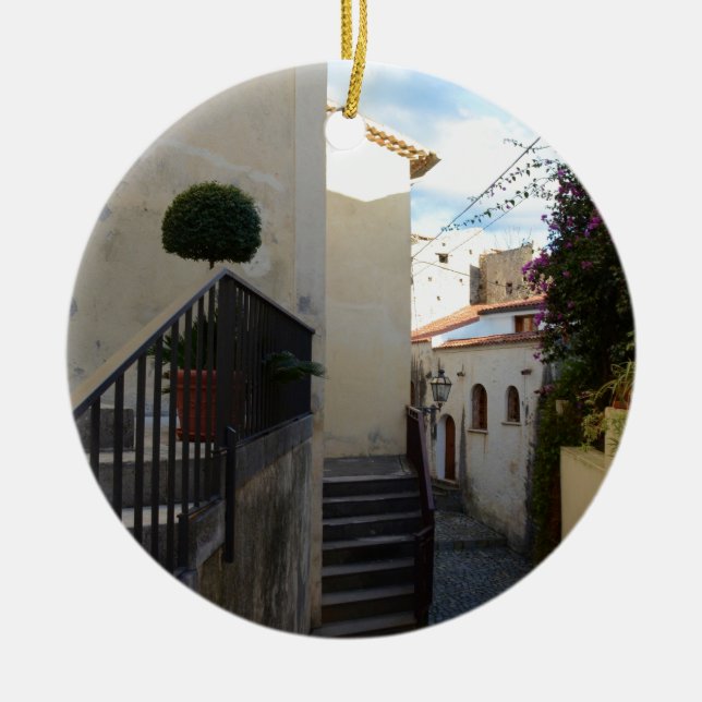 Ornamento De Cerâmica Dentro Scalea (Frente)