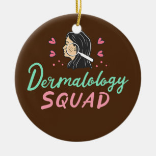 Ornamento De Cerâmica Dermatologia Dermatologista Médico da Pele