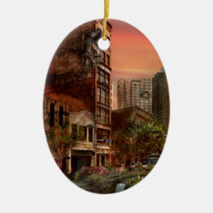 Ornamento De Cerâmica Desastre - Pittsburgh, PA - O Inseto Y2K