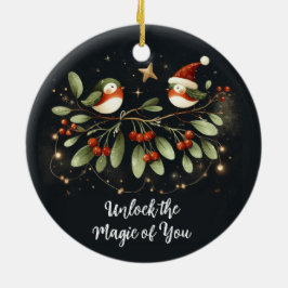 Ornamento De Cerâmica Desbloqueie a magia de você
