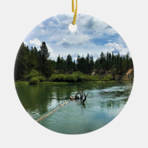 Ornamento De Cerâmica Deschutes River, Oregon