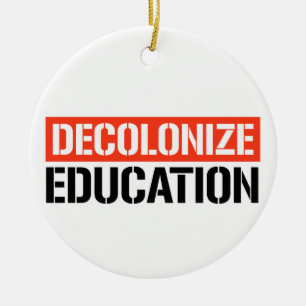 Ornamento De Cerâmica Descolonizar Educação