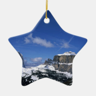 Ornamento De Cerâmica Desdecoração com estrutura de floco de neve