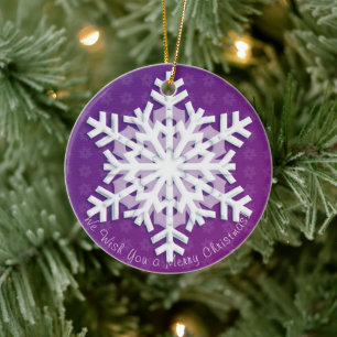 Ornamento De Cerâmica Desejamos-lhe um Feliz Natal! Feliz ano novo!