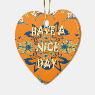 Ornamento De Cerâmica Desejos Vibrantes: Tenha um Impressão de Arte do D