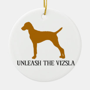ORNAMENTO DE CERÂMICA DESENCADEIE O VIZSLA