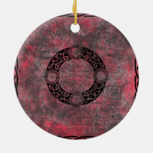 Ornamento De Cerâmica Desenhos de Nó Irlandês