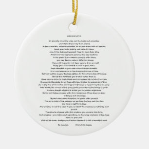 ORNAMENTO DE CERÂMICA DESIDERATA MAX ERHMANN ORNAM