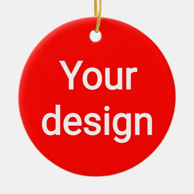 Ornamento De Cerâmica Design  (Frente)