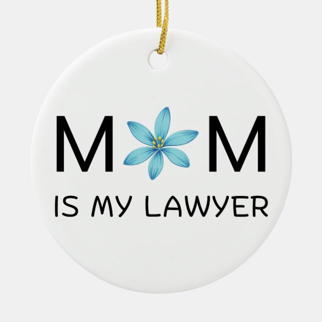 Ornamento De Cerâmica Design botânico clássico feminino (Frente)