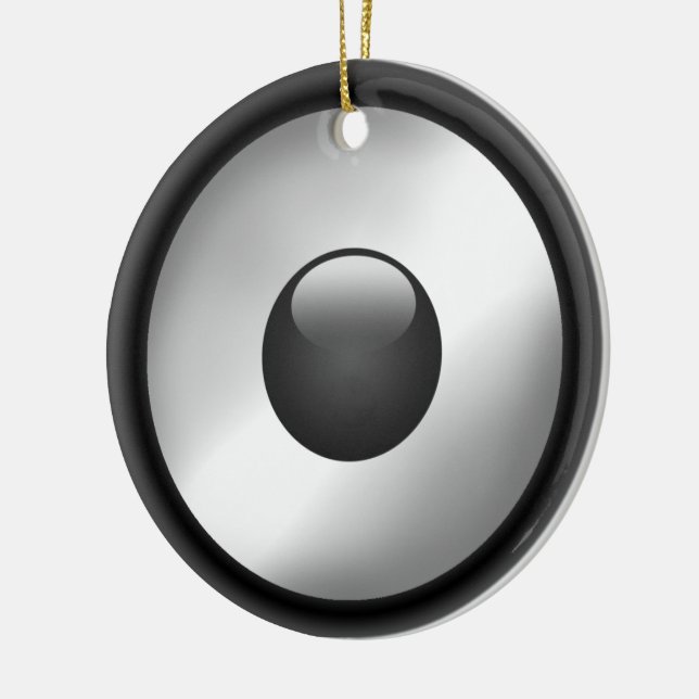 Ornamento De Cerâmica design de Auto-falante de música legal e divertida (Esquerda)