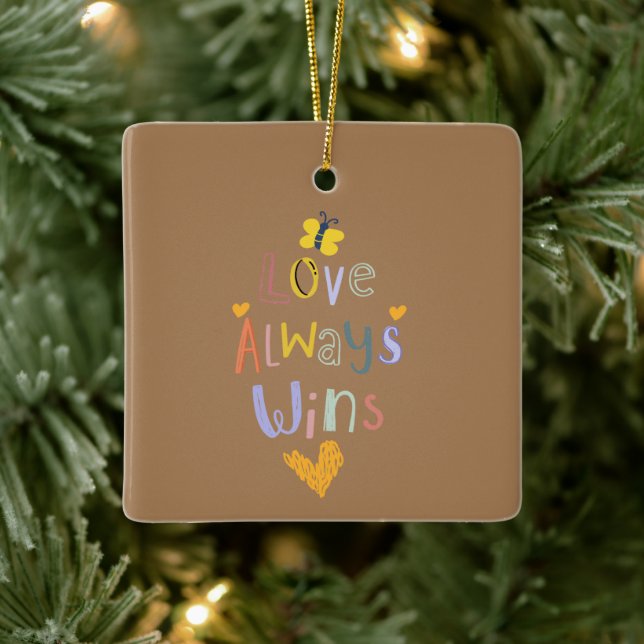 Ornamento De Cerâmica Design de citações de crianças adoráveis (Árvore)