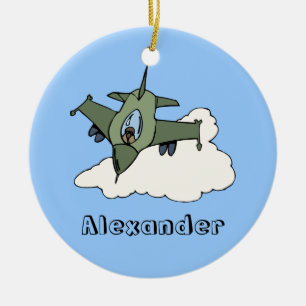 Ornamento De Cerâmica Design de Falcão de Combate F16 Personalizável