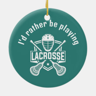 Ornamento De Cerâmica Design de Lacrosse
