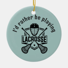 Ornamento De Cerâmica Design de Lacrosse 