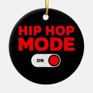 Ornamento De Cerâmica Design Divertido de Hip Hop Para Homens Mulheres 9
