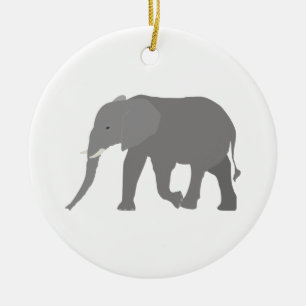 Ornamento De Cerâmica Design elefante