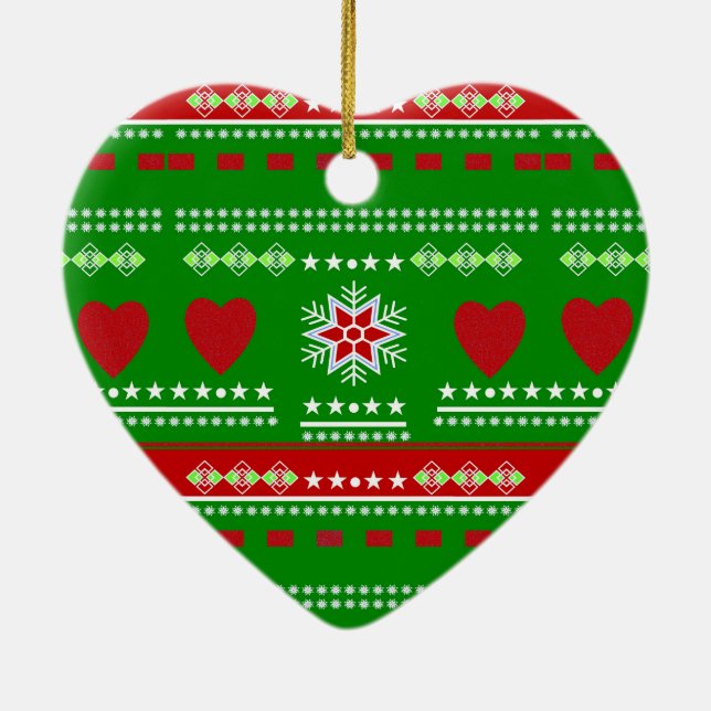 Ornamento De Cerâmica design escandinava, estilo country (Verso)