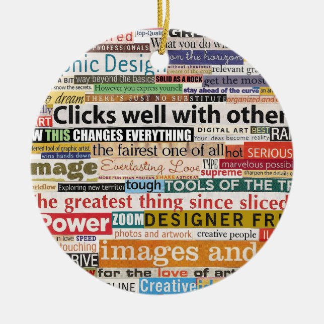 Ornamento De Cerâmica Design gráfico (Frente)