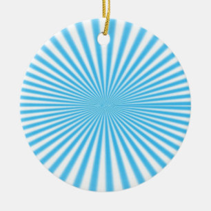 Ornamento De Cerâmica design legal estelar azul