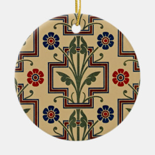 Ornamento De Cerâmica Design Victoriano 3 @ Susiejayne