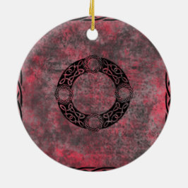 Ornamento De Cerâmica Designs de nó irlandeses