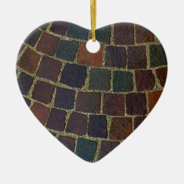 Ornamento De Cerâmica Designs de padrão (Frente)