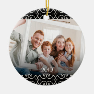 Ornamento De Cerâmica Deslocamento Elegante Personalizável de 2 Lados F