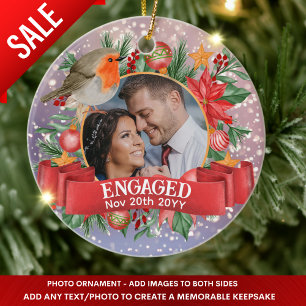 Ornamento De Cerâmica Desperdício Personalizado da Árvore Vintage FOTO d