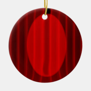 Ornamento De Cerâmica Destaque da cortina do Palco largo