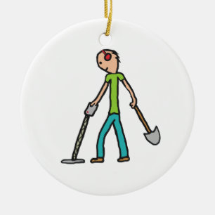 Ornamento De Cerâmica Detector de detecção de metais