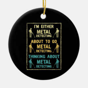 Ornamento De Cerâmica Detector de metal que detecta metais